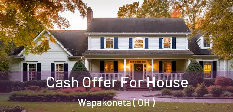  Cash Offer For House Wapakoneta ( OH )