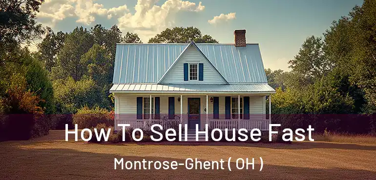  How To Sell House Fast Montrose-Ghent ( OH )
