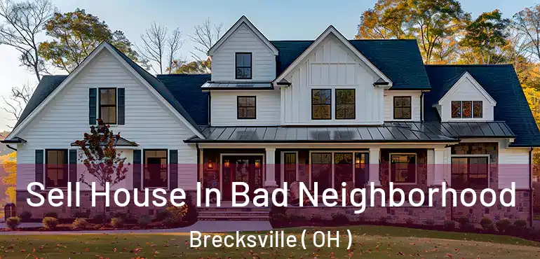  Sell House In Bad Neighborhood Brecksville ( OH )