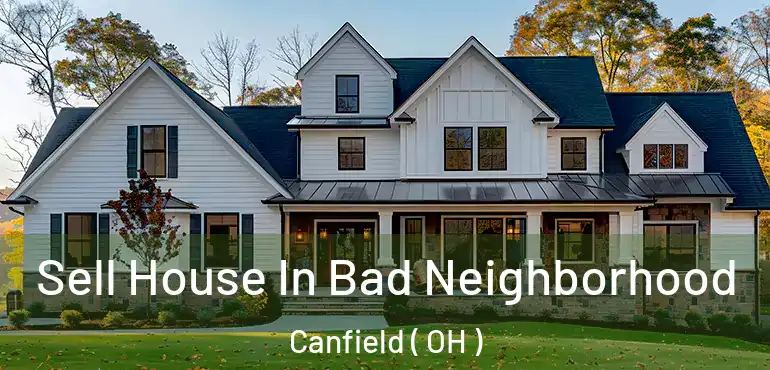  Sell House In Bad Neighborhood Canfield ( OH )
