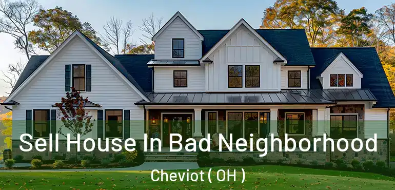  Sell House In Bad Neighborhood Cheviot ( OH )