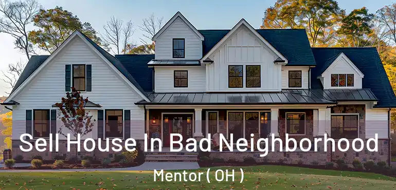  Sell House In Bad Neighborhood Mentor ( OH )