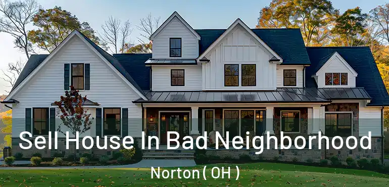 Sell House In Bad Neighborhood Norton ( OH )