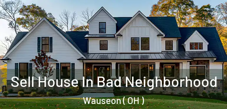  Sell House In Bad Neighborhood Wauseon ( OH )