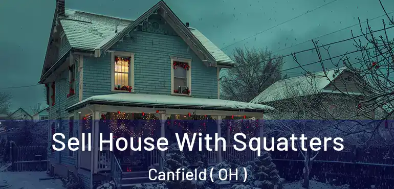  Sell House With Squatters Canfield ( OH )
