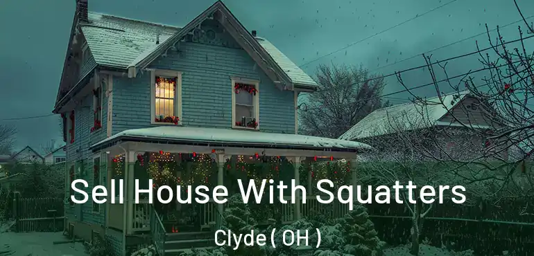  Sell House With Squatters Clyde ( OH )