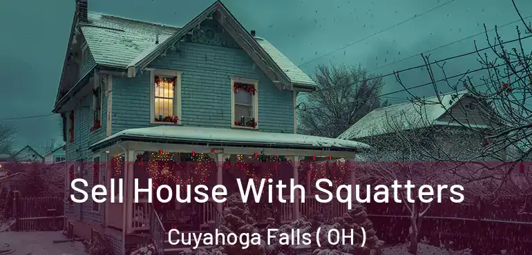  Sell House With Squatters Cuyahoga Falls ( OH )