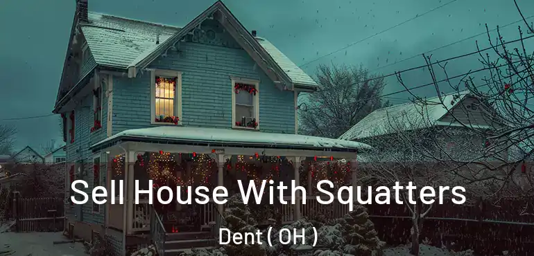  Sell House With Squatters Dent ( OH )