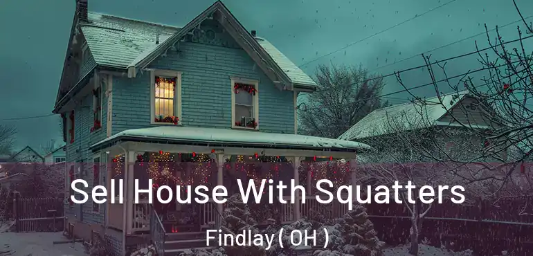  Sell House With Squatters Findlay ( OH )