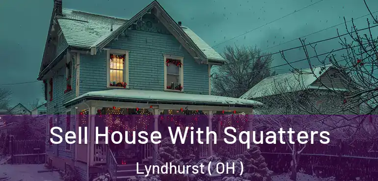  Sell House With Squatters Lyndhurst ( OH )