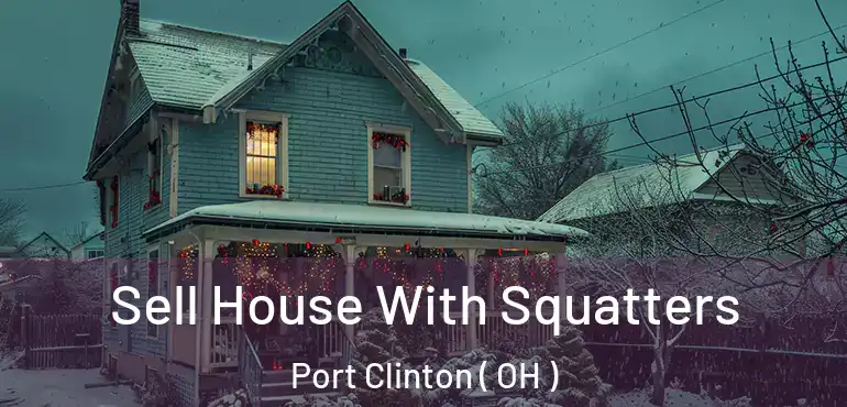  Sell House With Squatters Port Clinton ( OH )