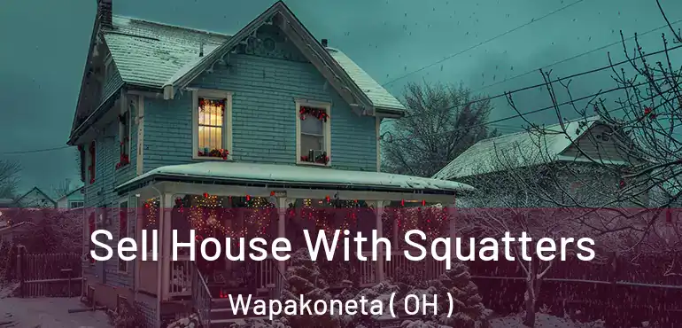  Sell House With Squatters Wapakoneta ( OH )