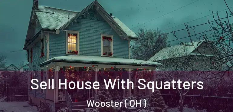  Sell House With Squatters Wooster ( OH )