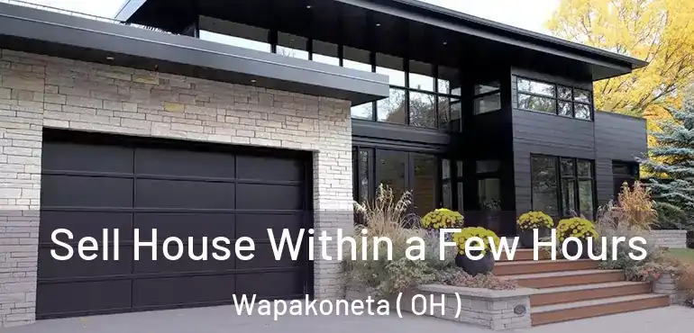  Sell House Within a Few Hours Wapakoneta ( OH )