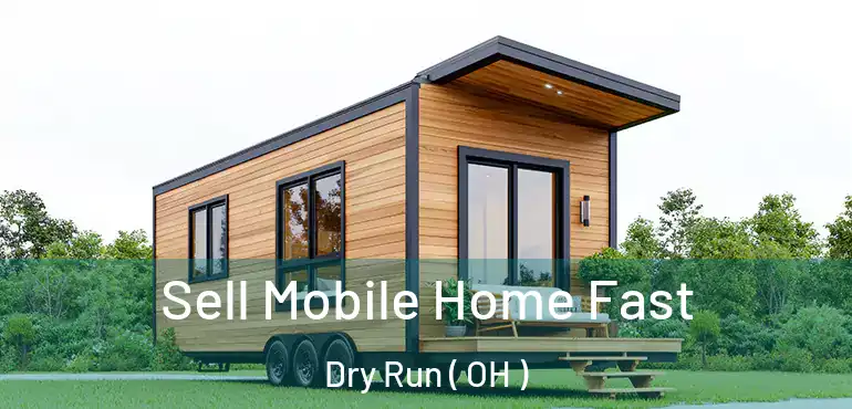 Sell Mobile Home Fast Dry Run ( OH )