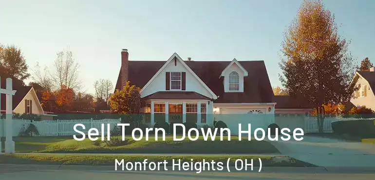  Sell Torn Down House Monfort Heights ( OH )