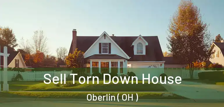  Sell Torn Down House Oberlin ( OH )