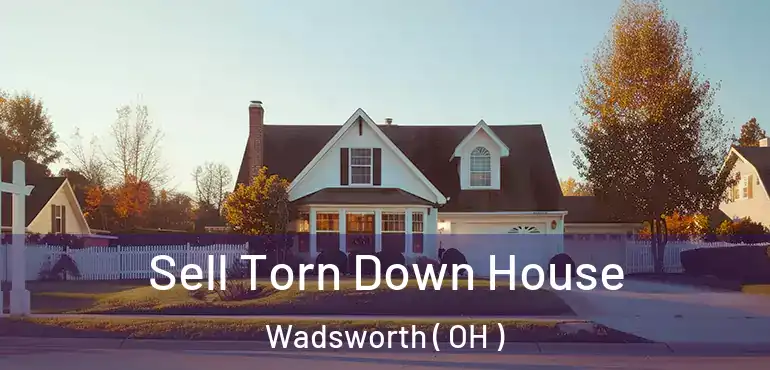  Sell Torn Down House Wadsworth ( OH )