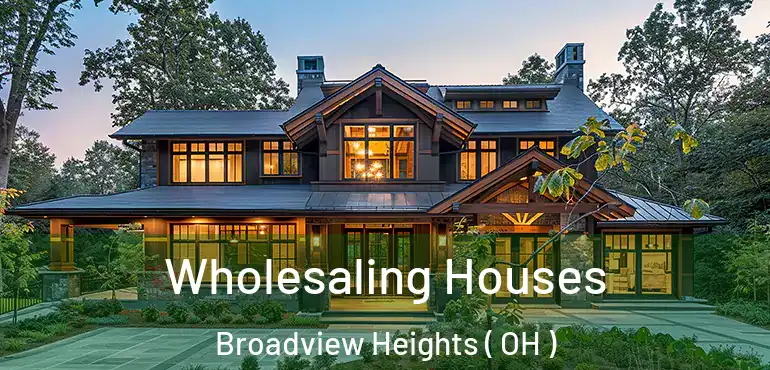  Wholesaling Houses Broadview Heights ( OH )